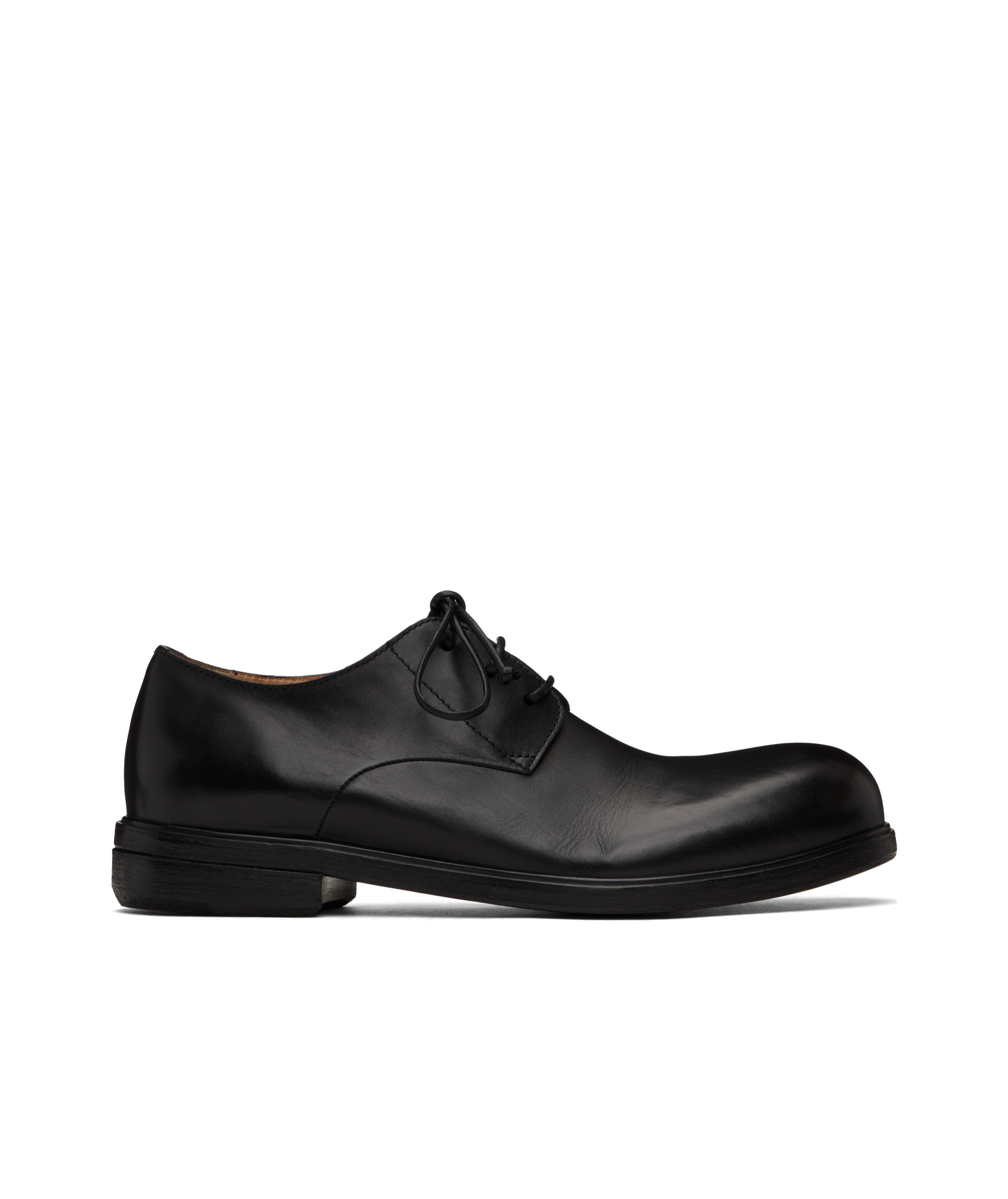Marsèll Brown Zucca Zeppa Derbys In Black