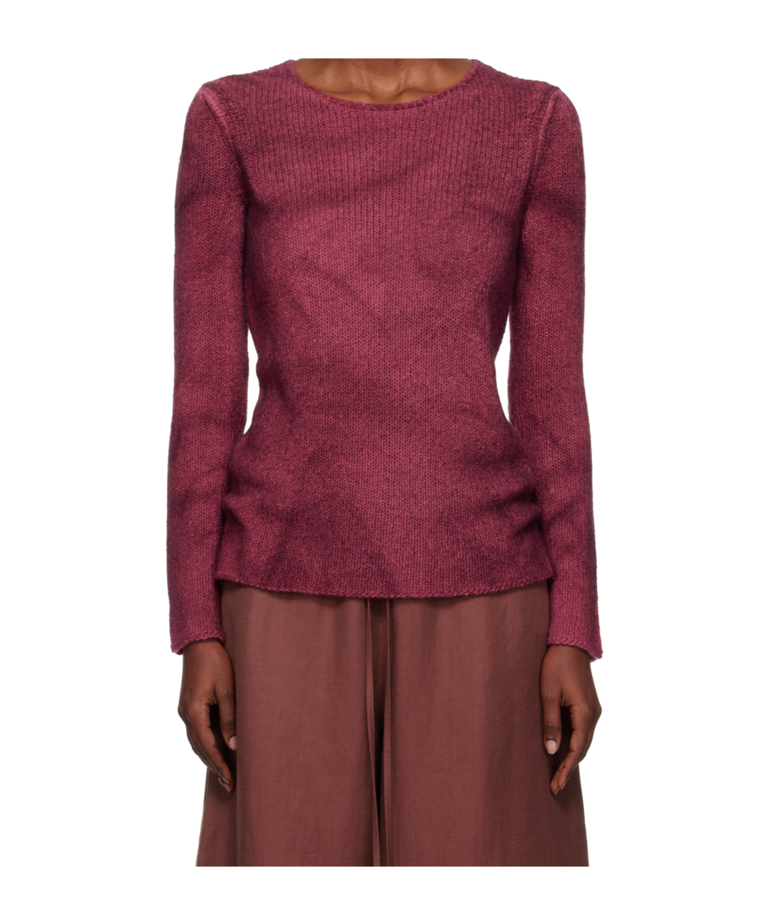 Gabriela Hearst Crew Neck Long Sleeve Sweater In Multi