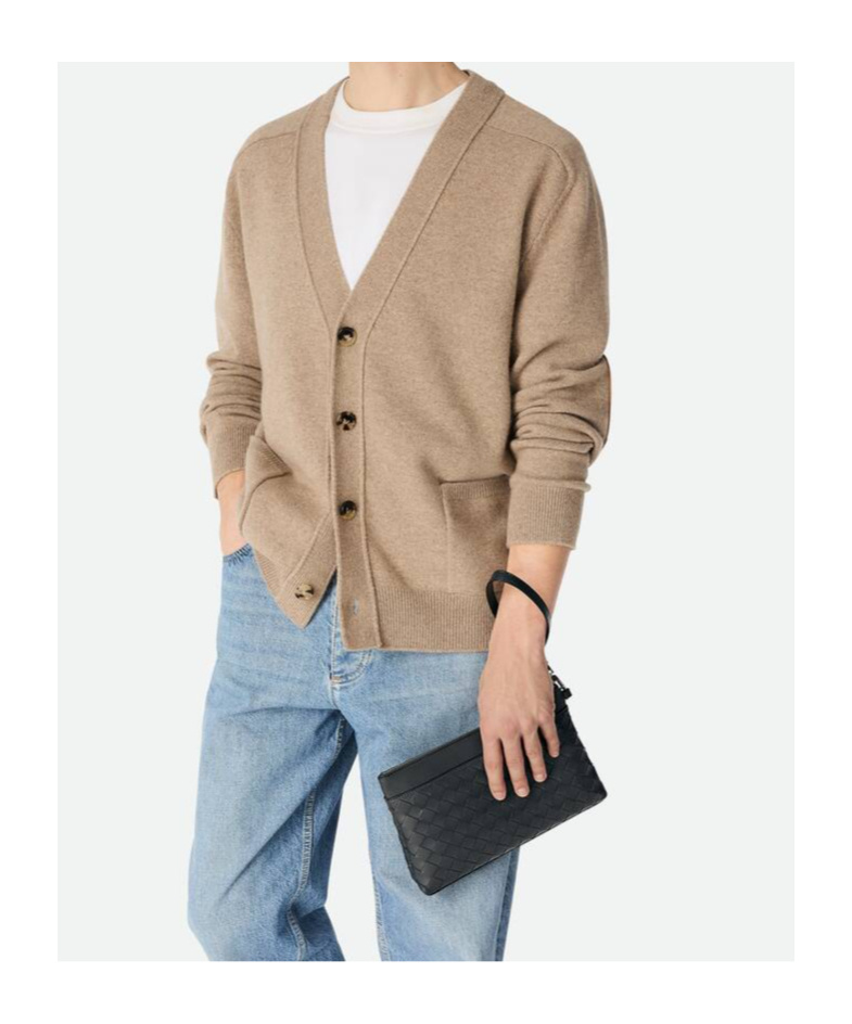 Bottega Veneta Leather Intrecciato Prism Pouch