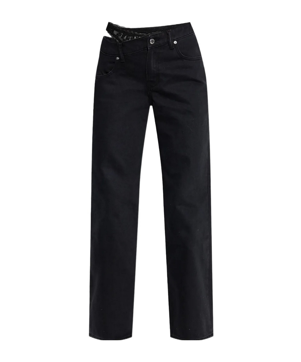 Alexander Wang Waistband Trousers In Black
