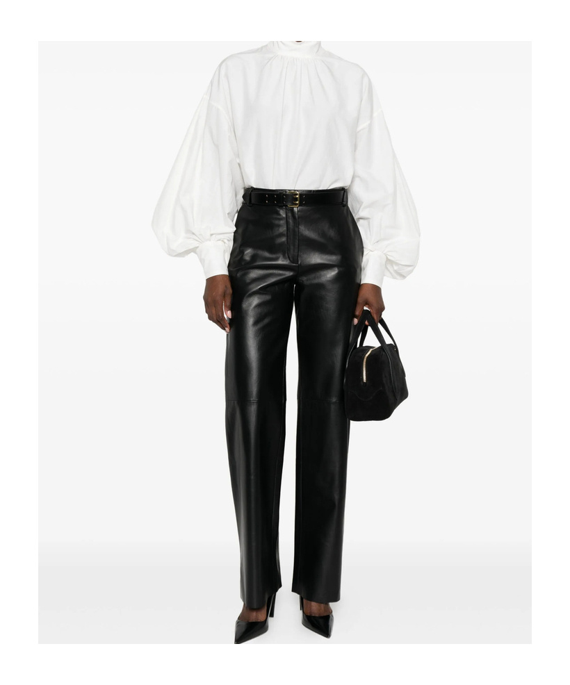 Antonelli Belt Loop Casual Pantslli In Black
