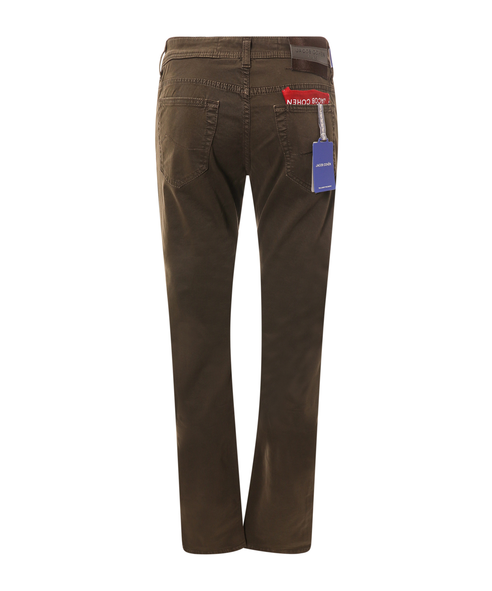 Jacob Cohen Men's Eco-friendly Stretch Denim Jeans In Brown