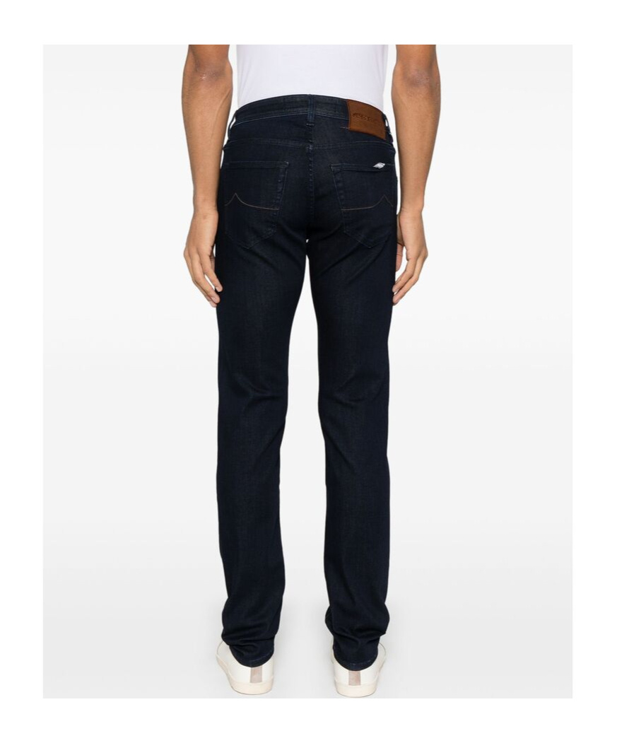 JACOB COHEN BELT-LOOP JEANS