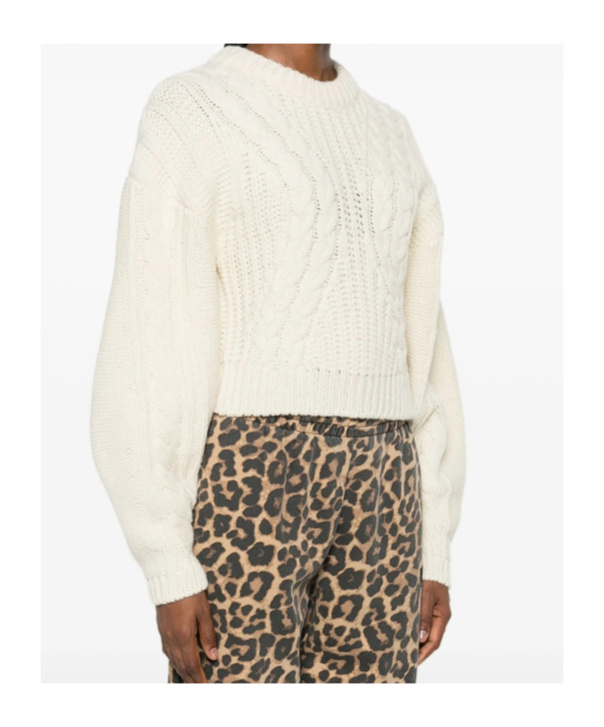 Iro Crew Neck Sweater In White