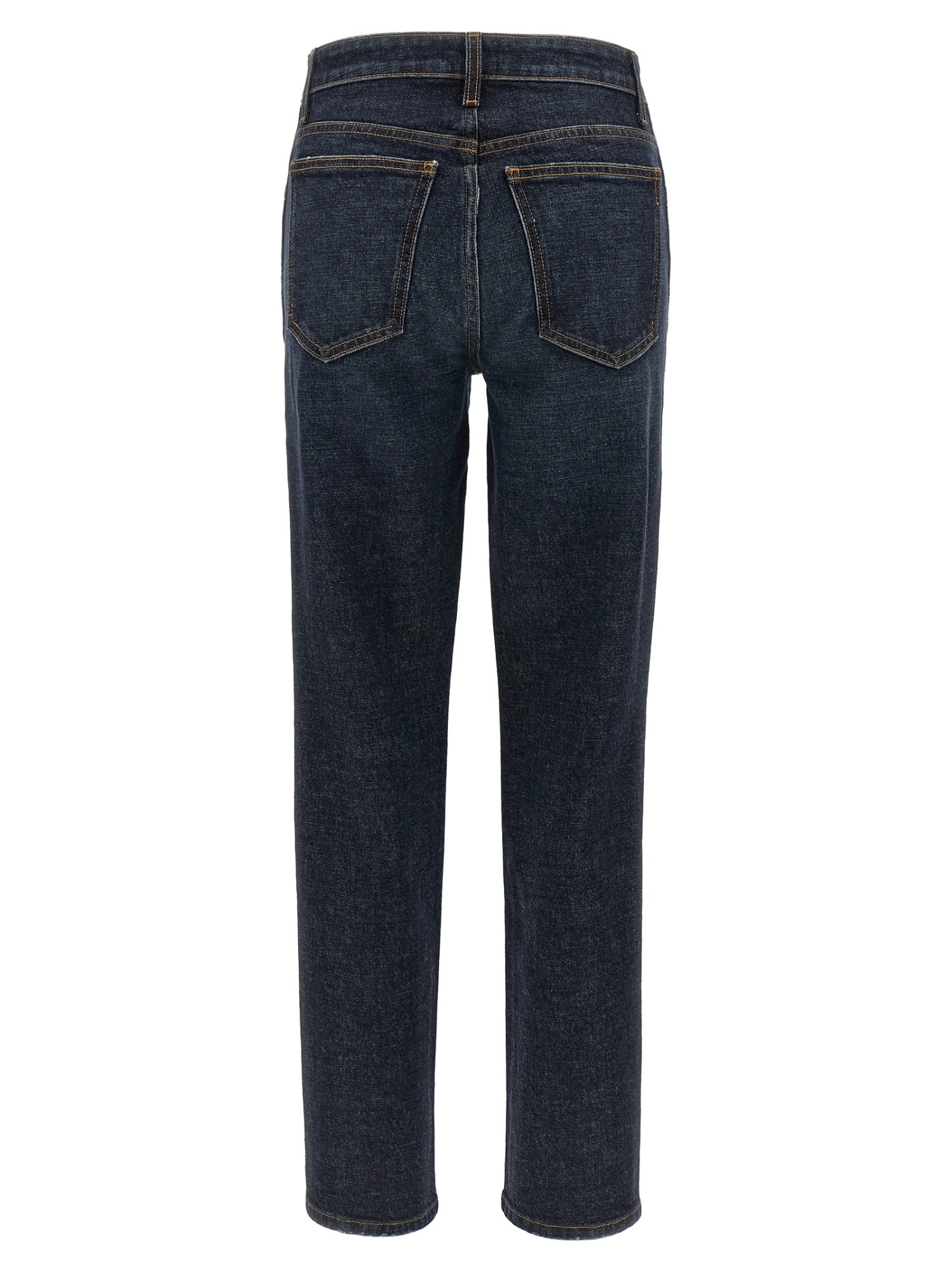 Khaite Denim Trousers With Belt Loops In Blue