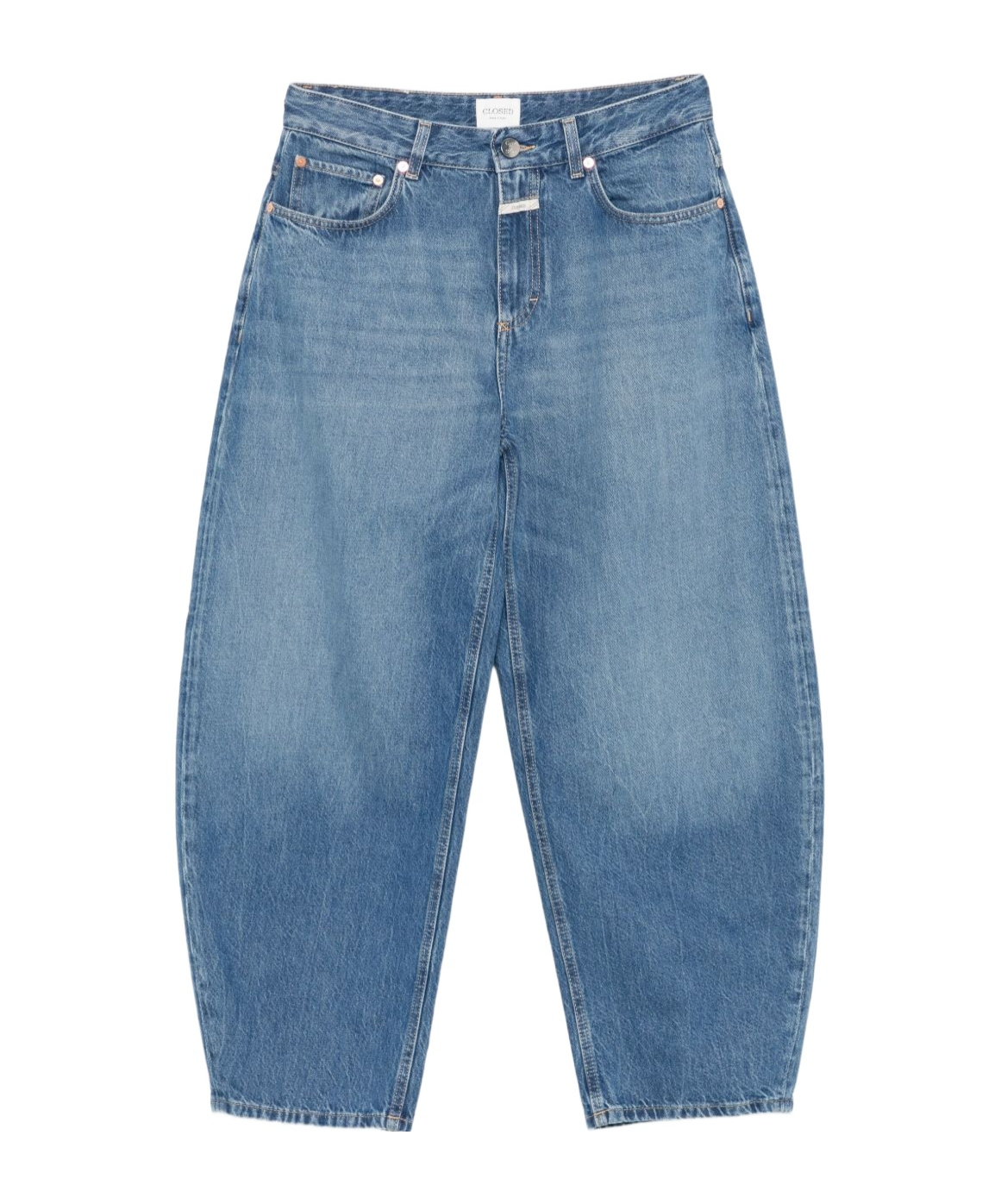 Closed Denim Trousers With Belt Loops In Blue