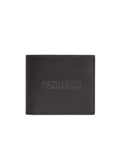 Dsquared2 Logo-embossed Wallet In Black