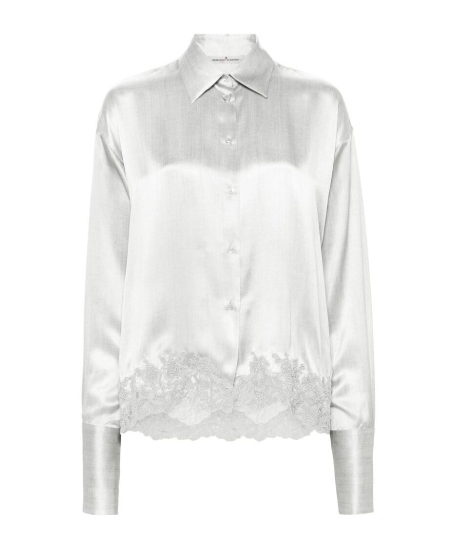 Ermanno Scervino Shirt With Embroidery In White