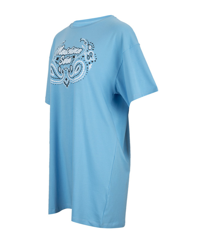 Moschino Logo Short-sleeved T-shirt In Blue
