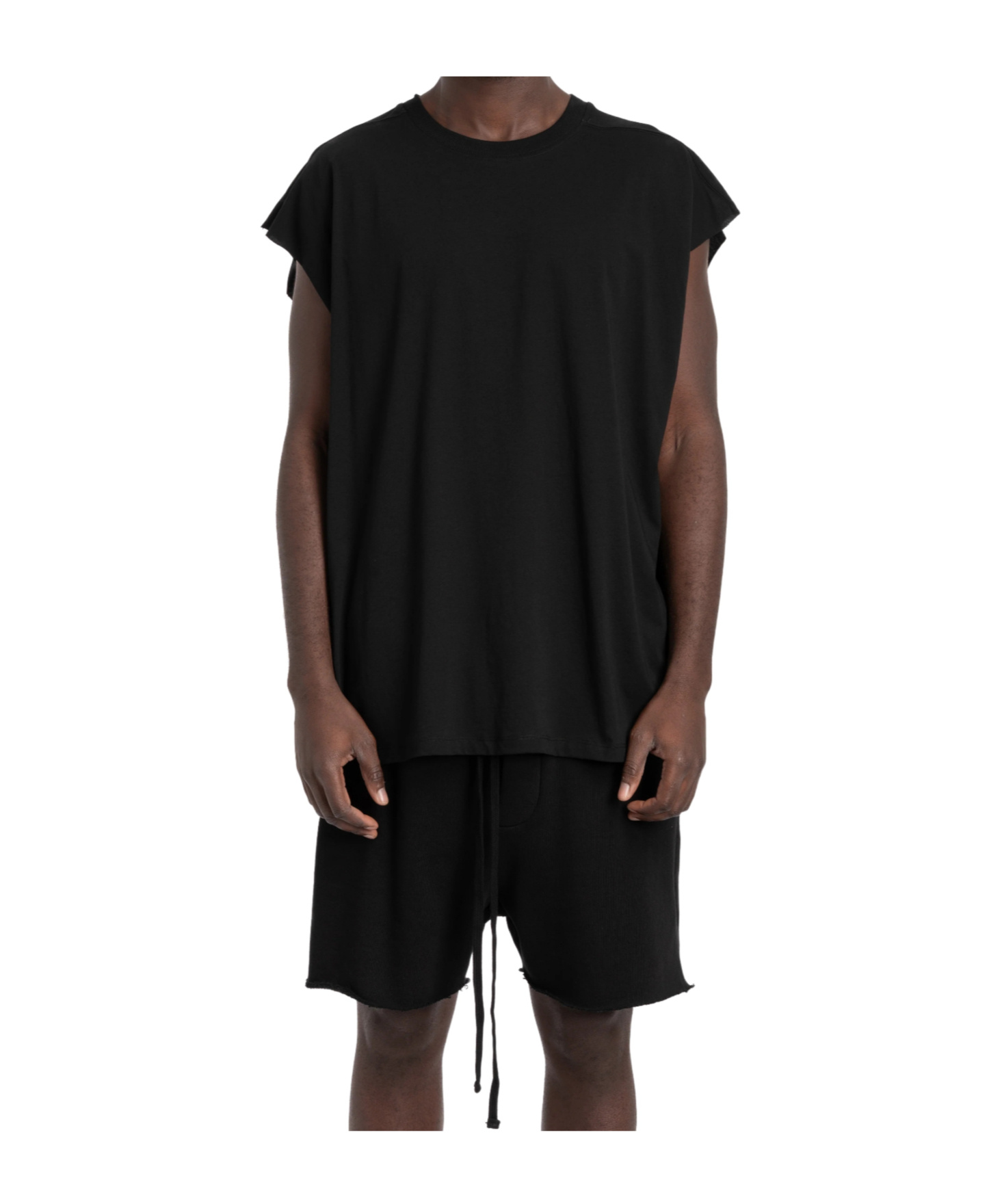 Thom Krom Oversized Sleeveless T-shirt In Black