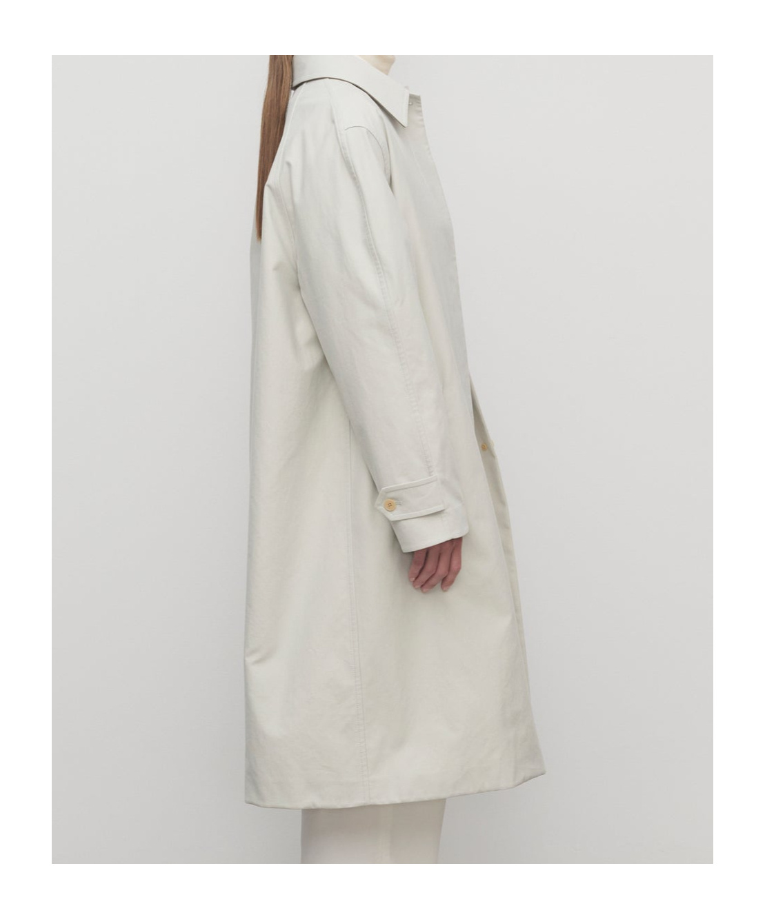 The Row Pluma Cotton-blend Trench Coat In Brown