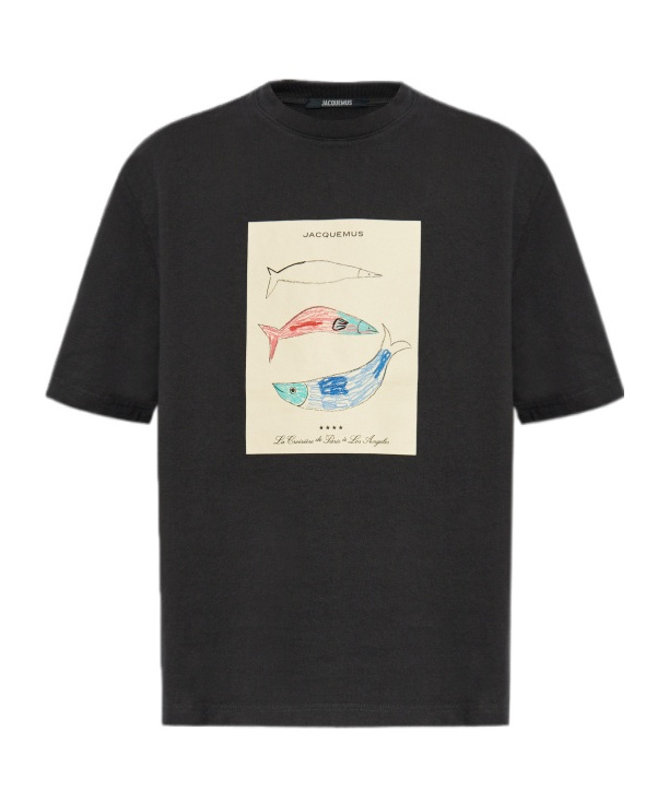 【JACQUEMUS】Le Marino Graphic Short Sleeve T-shirt/送料込み Jacquemus Le Marino T-shirt | White | FARFETCH