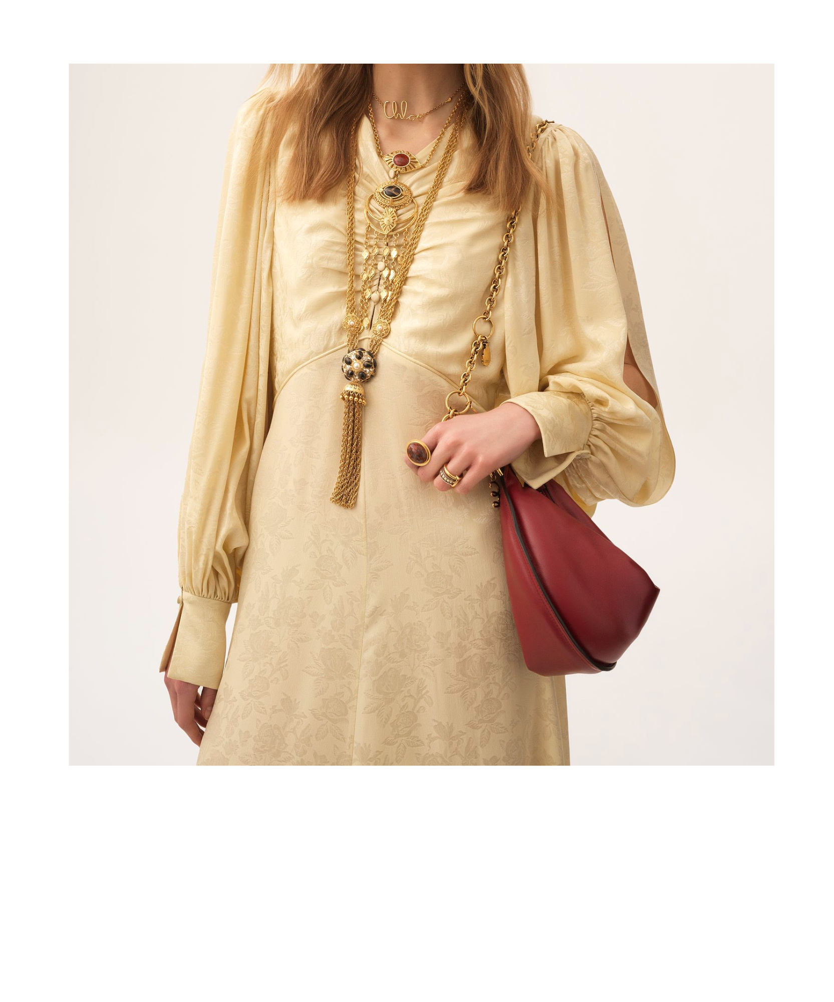 Chloé Icons Shoulder Bag In Red