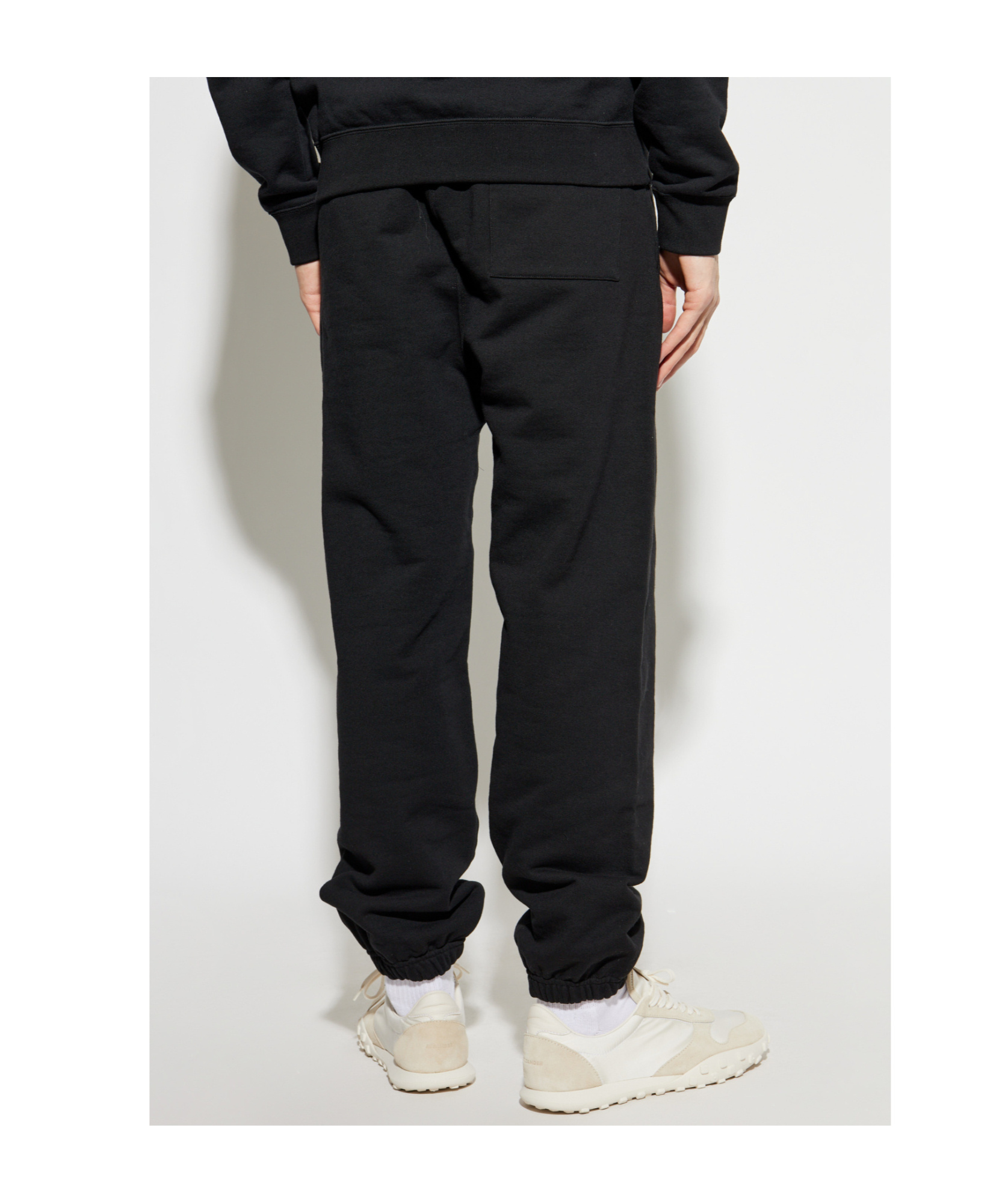 Jil Sander Elastic Waist Sweatpants In Black