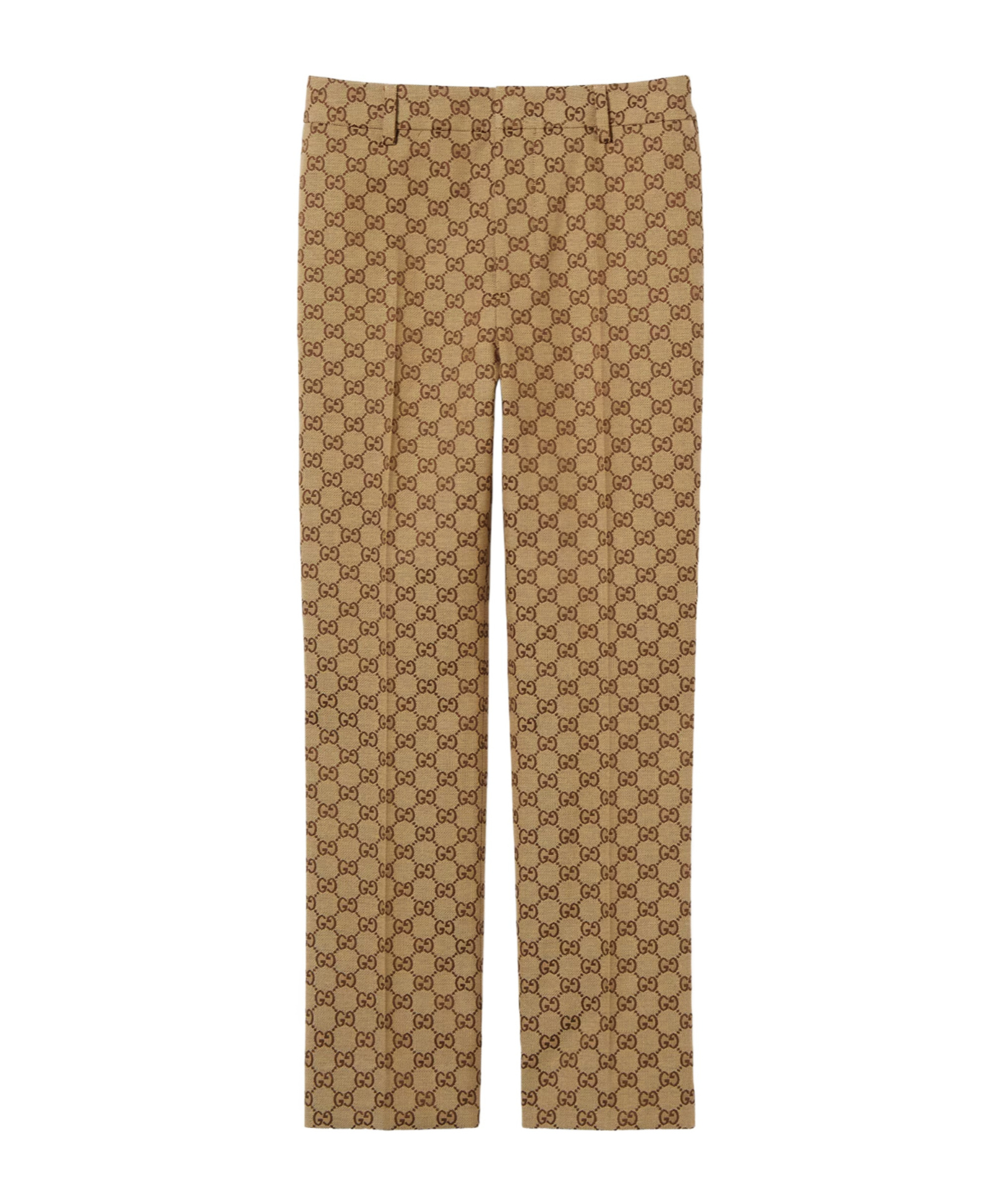 Gucci Gg Canvas Pant In Brown