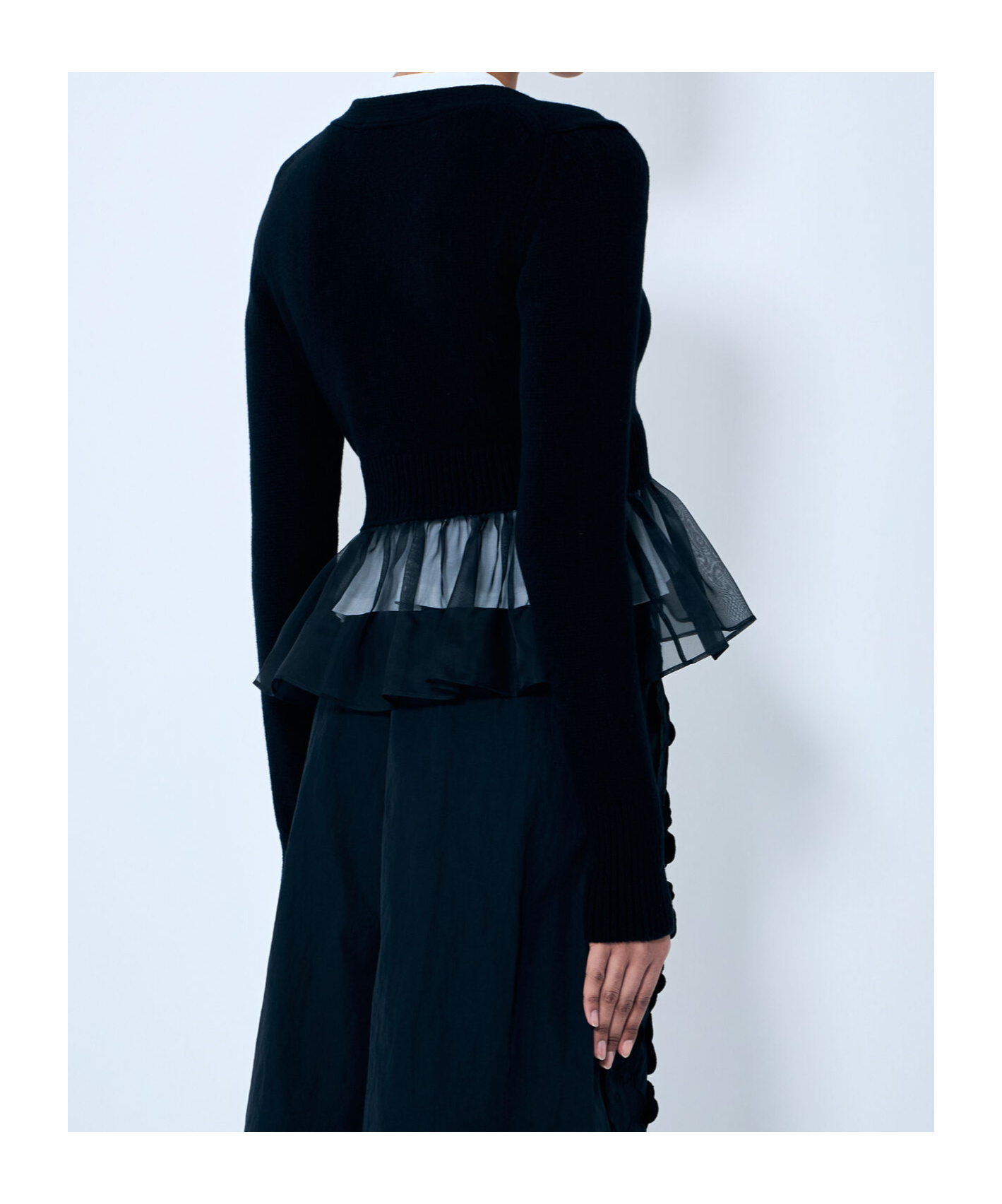 Cecilie Bahnsen Phlox Cardigan In Black
