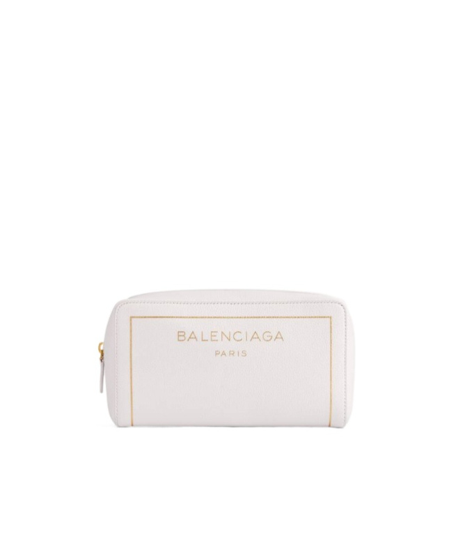 Balenciaga Fragrance Cosmetic Pouch In Ivory White Dix