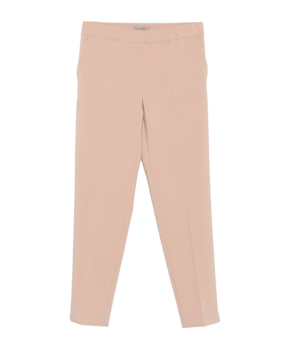 D Exterior Elasticated-waistband Trousers In Brown