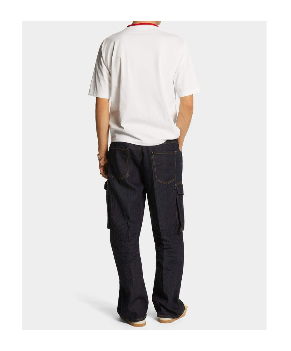 Shop Dsquared2 Straight-leg Cargo Jeans