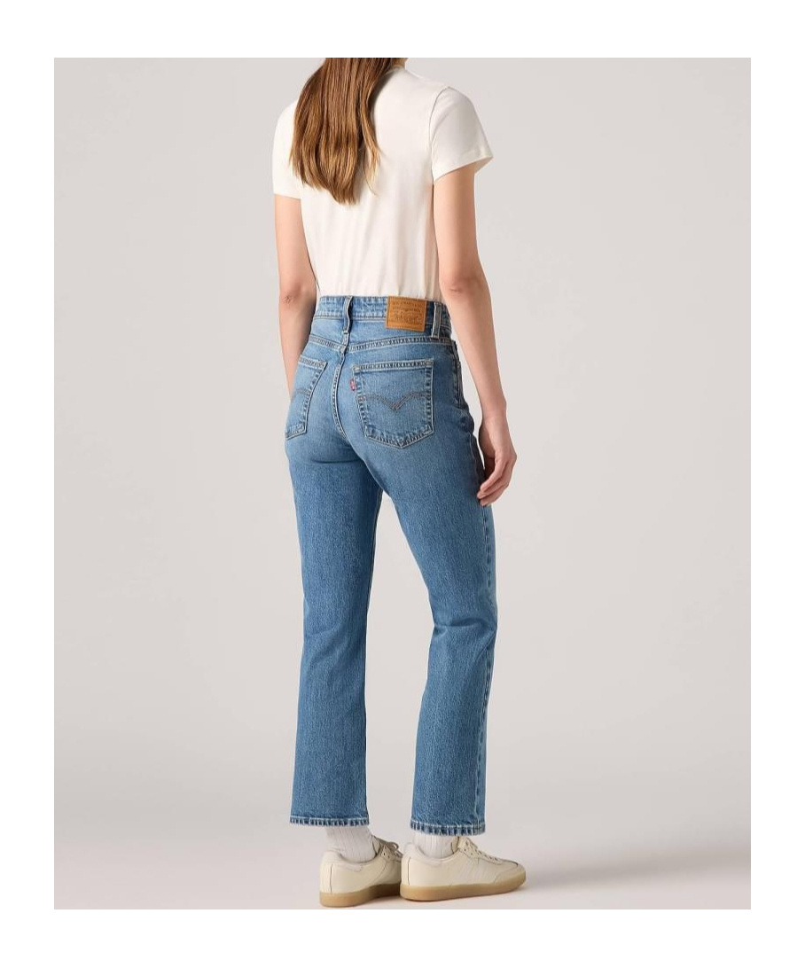 Shop Levi's 725 Kick Boot Jeans In Blue