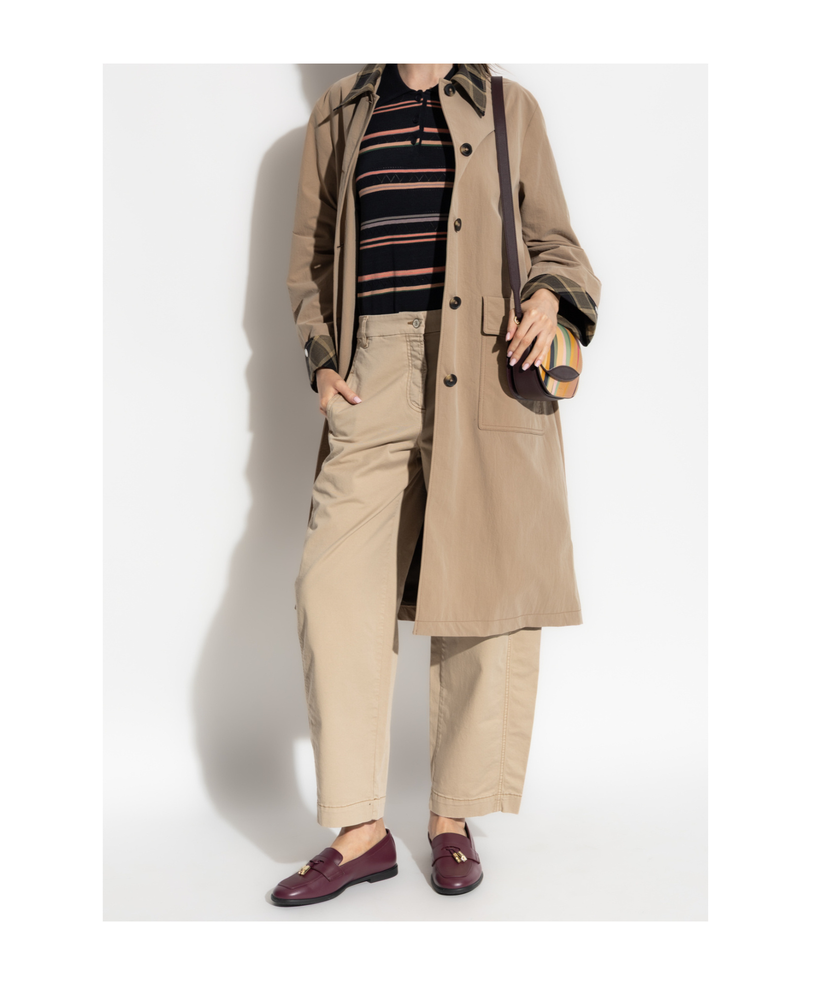 Ps By Paul Smith Ps Paul Smith Striped Knitted Polo Shirt