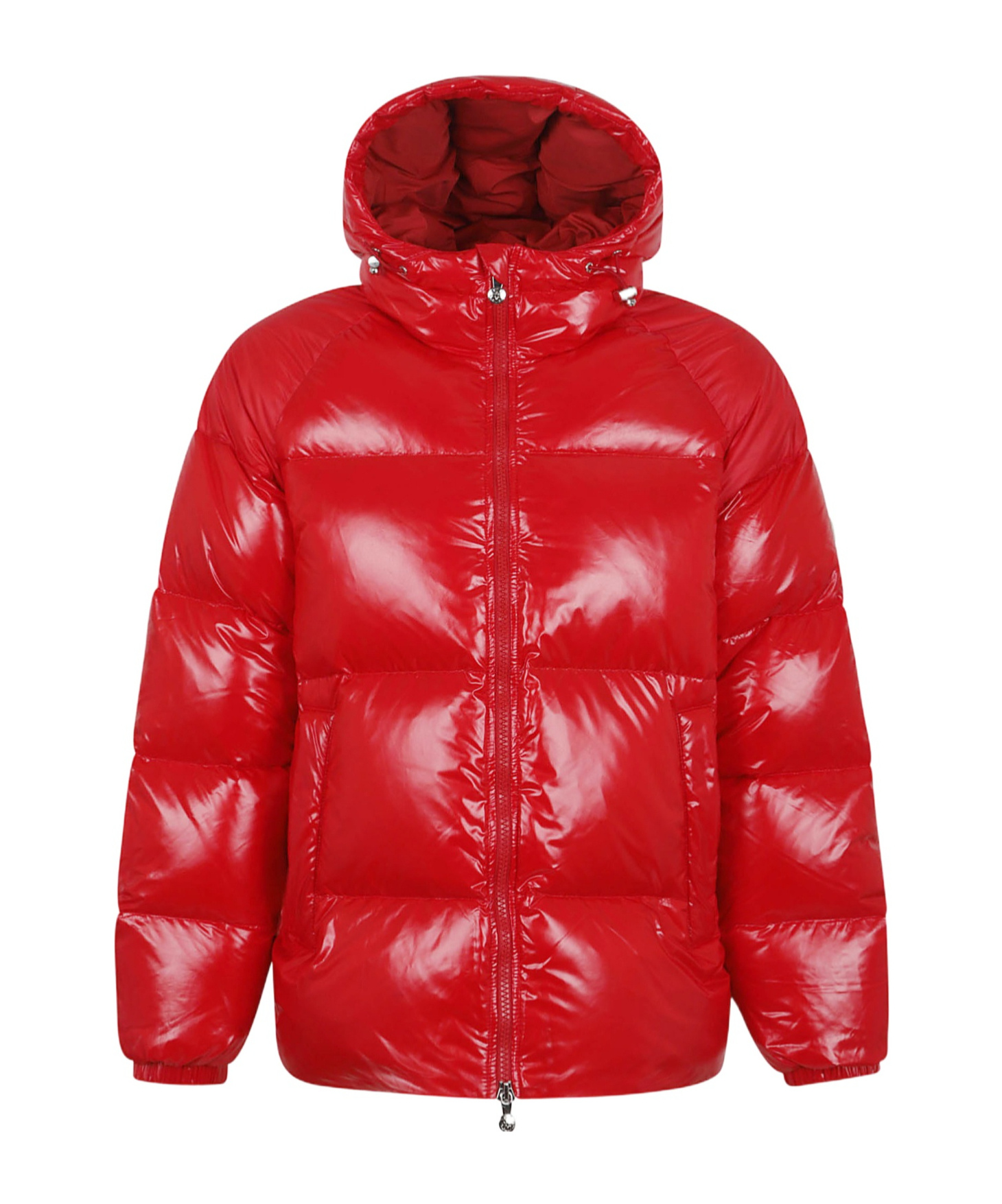 Pyrenex Sten Quilted Hooded Jacket And Cuffs In Red