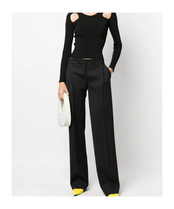 Coperni Belt-loop Casual Pants In Black