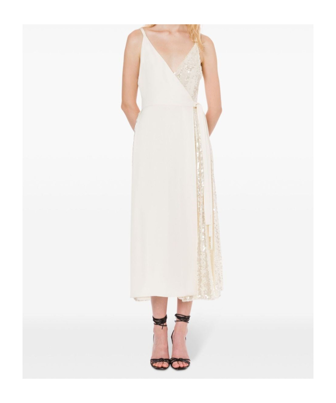 Shop Philosophy Di Lorenzo Serafini Glitter Dress In White