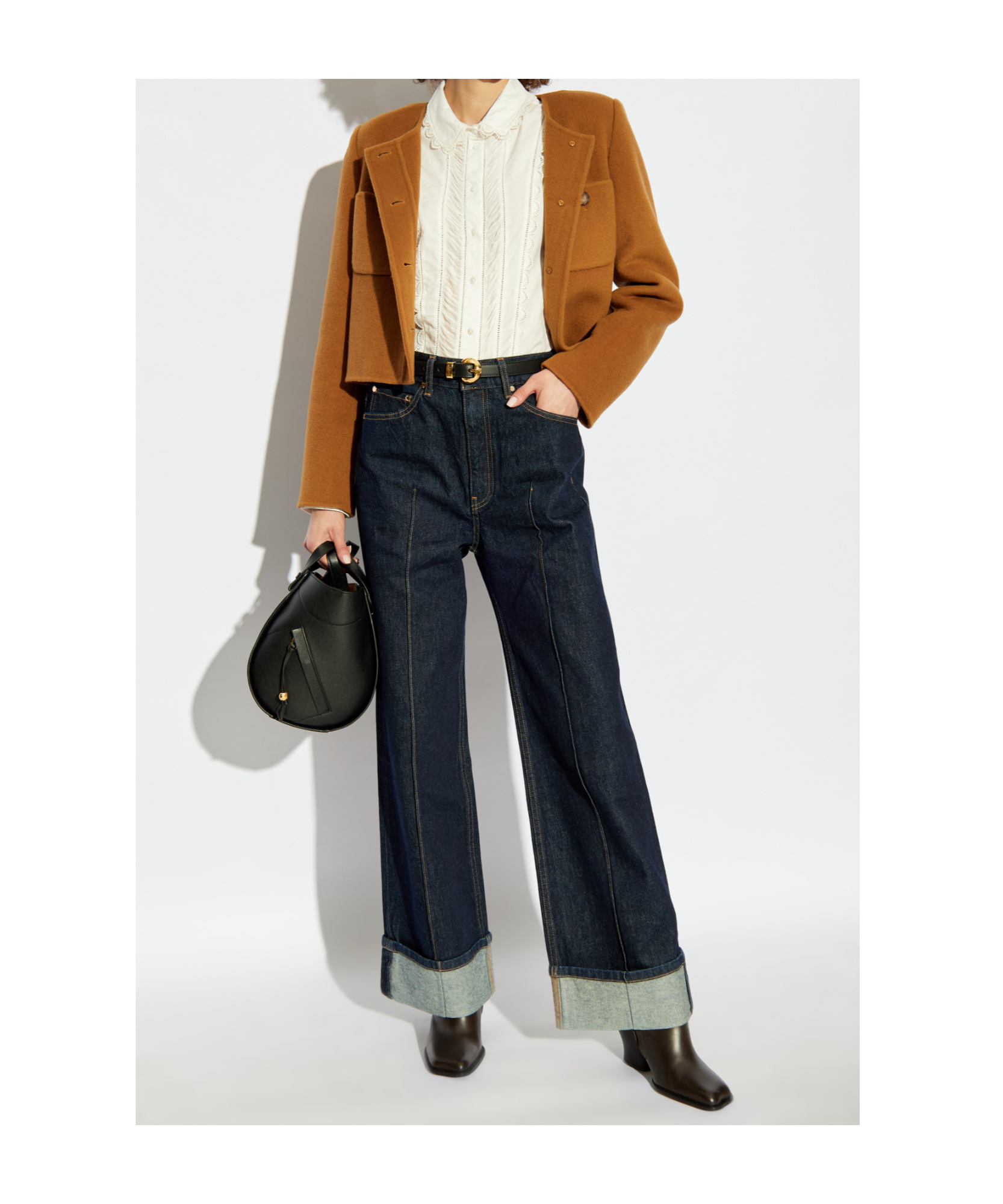 Ulla Johnson Genevieve Wide-leg Jeans In Black