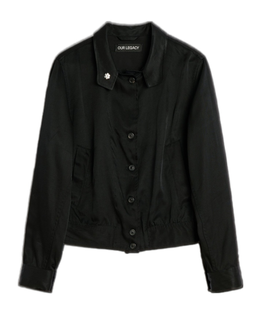 Our Legacy Tuxedo Bomber Jacket In Black