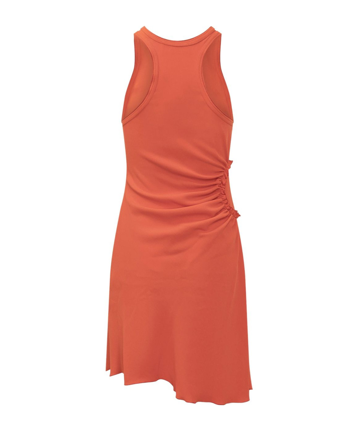 Shop Victoria Beckham Gathered Mini Dress In Red