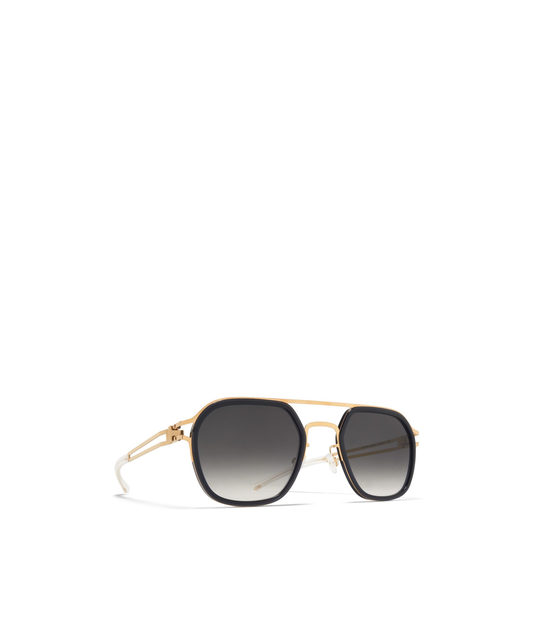 Mykita Leeland Geometric-frame Sunglasses In Black