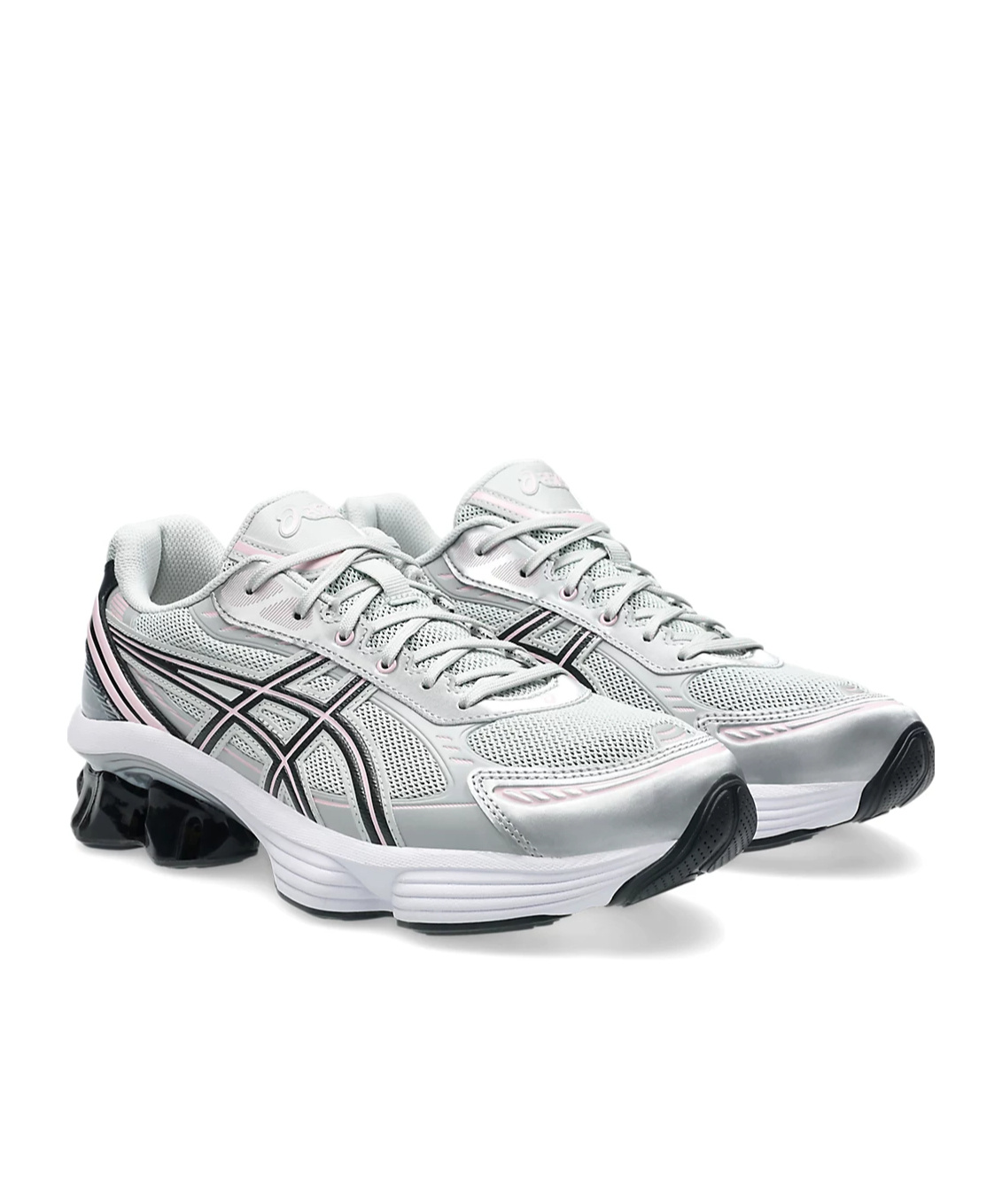 Asics Gel-knit Sneakers With Lace-up Front And Advanced Cushioning In White