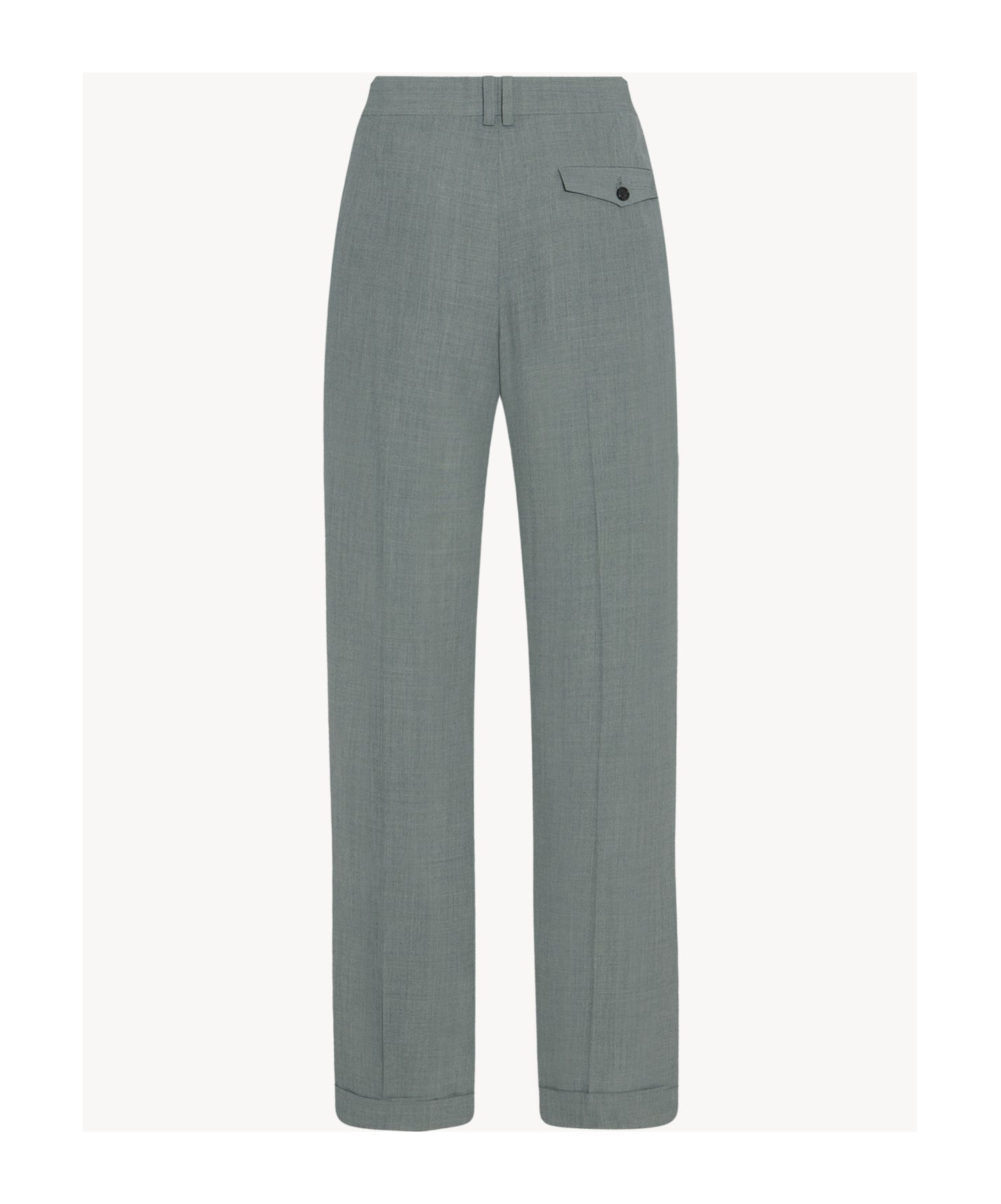 Shop The Row Everhart Straight-leg Tailored Trousers In Gray