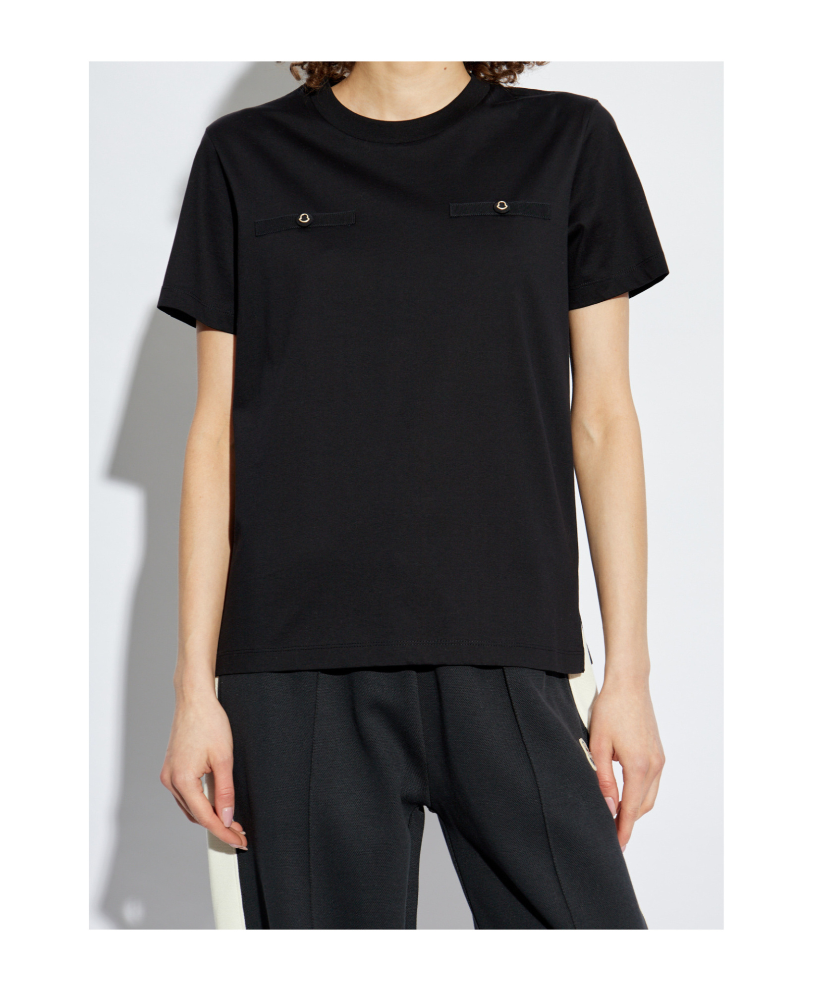 Moncler Short-sleeved T-shirt In Blue