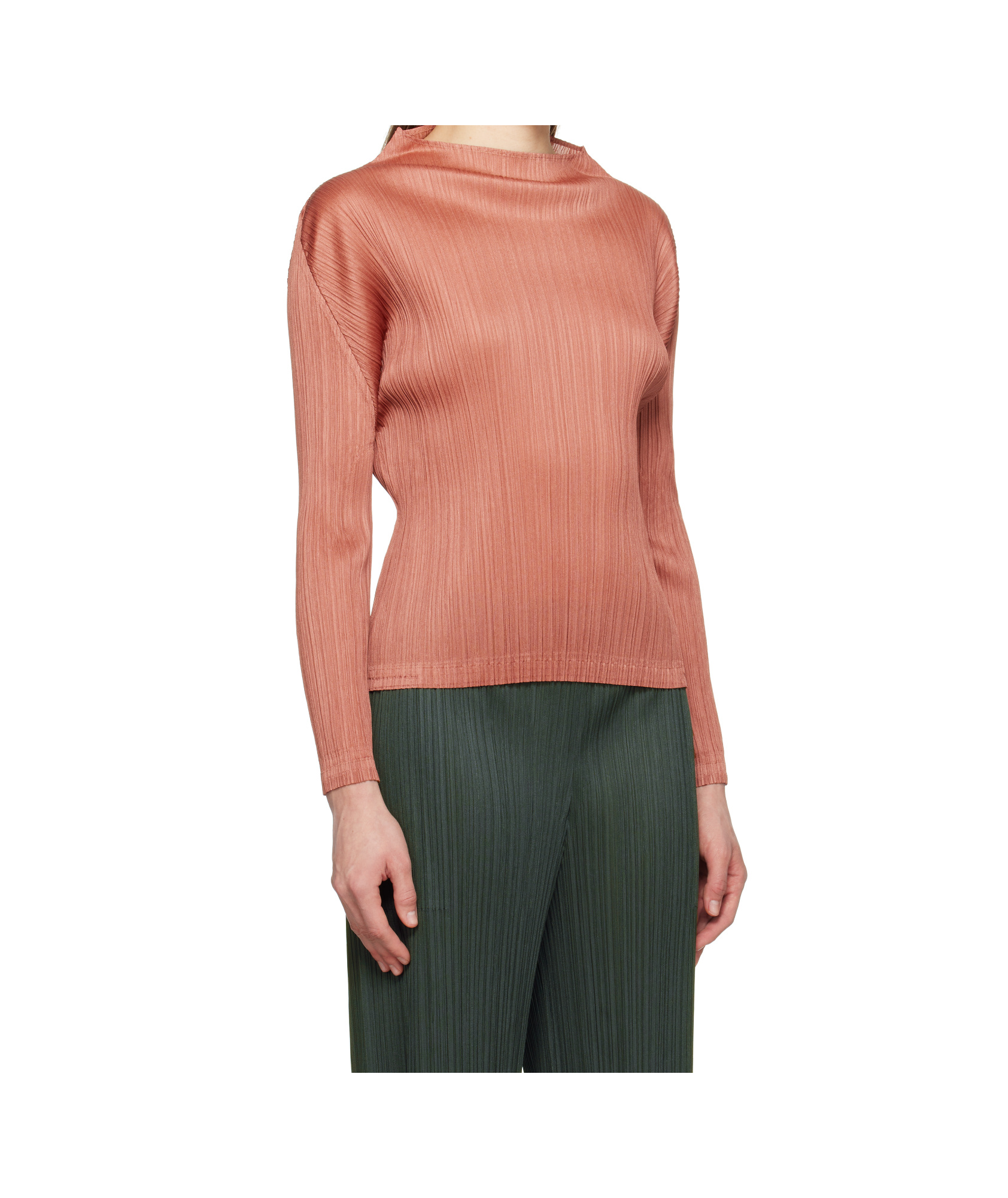 Shop Issey Miyake Monthly Colors: December Blouse In Pink