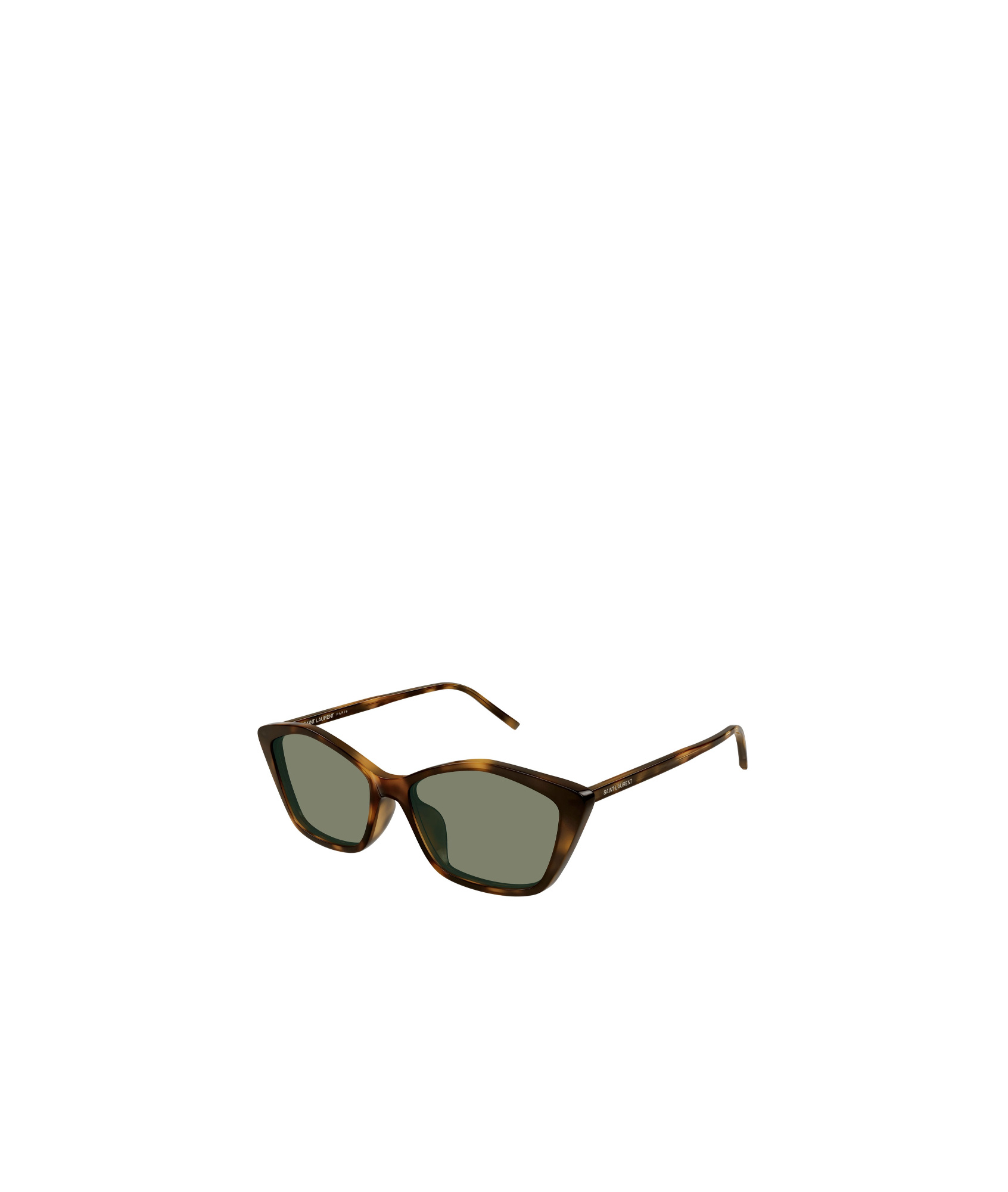 Saint Laurent Eyewear Cat-eye Frame Sunglasses In Green