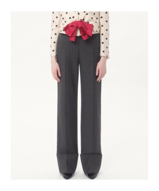 Valentino Belt-loop Casual Pants In Black