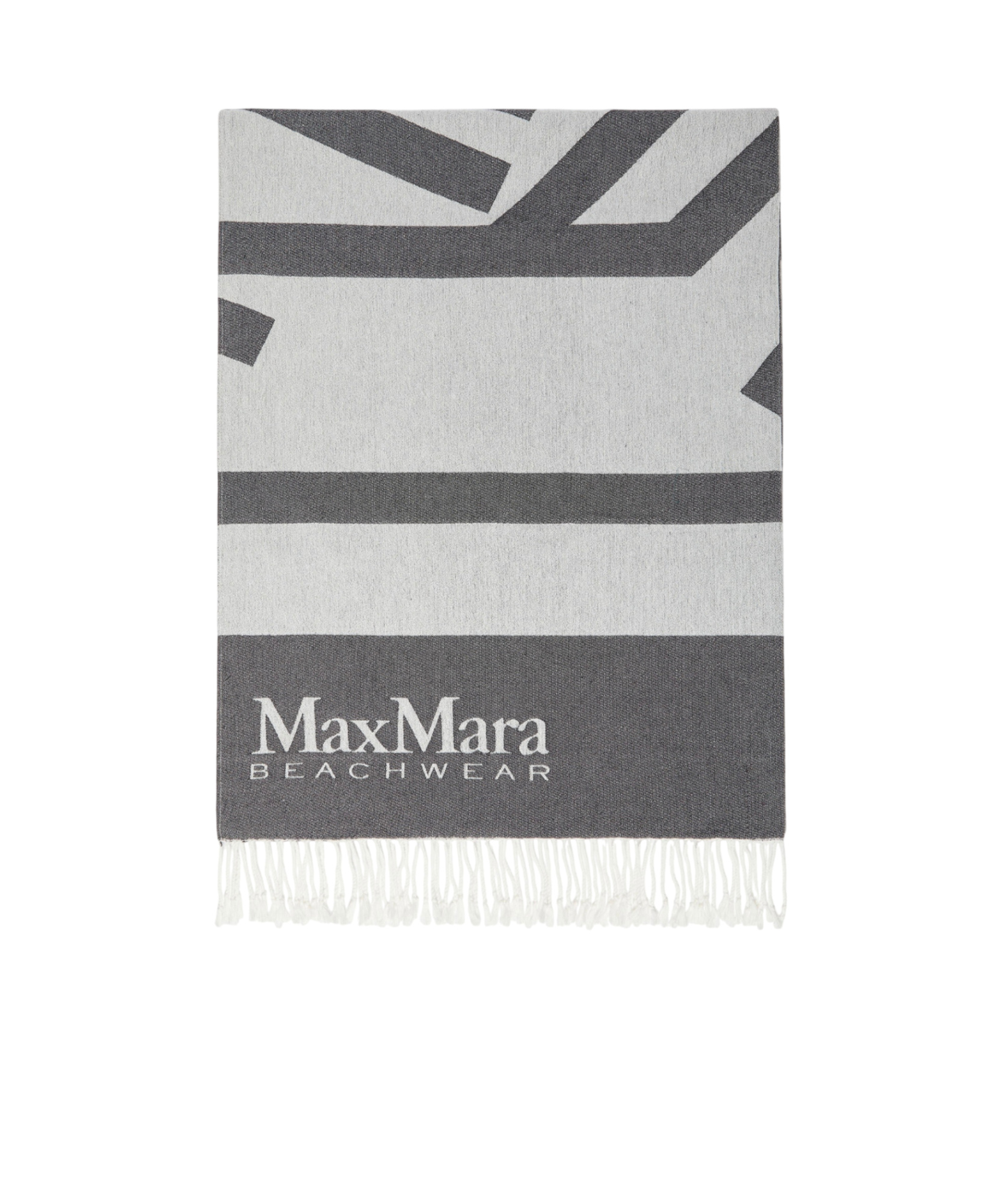 Max Mara Striped Fringed Towel