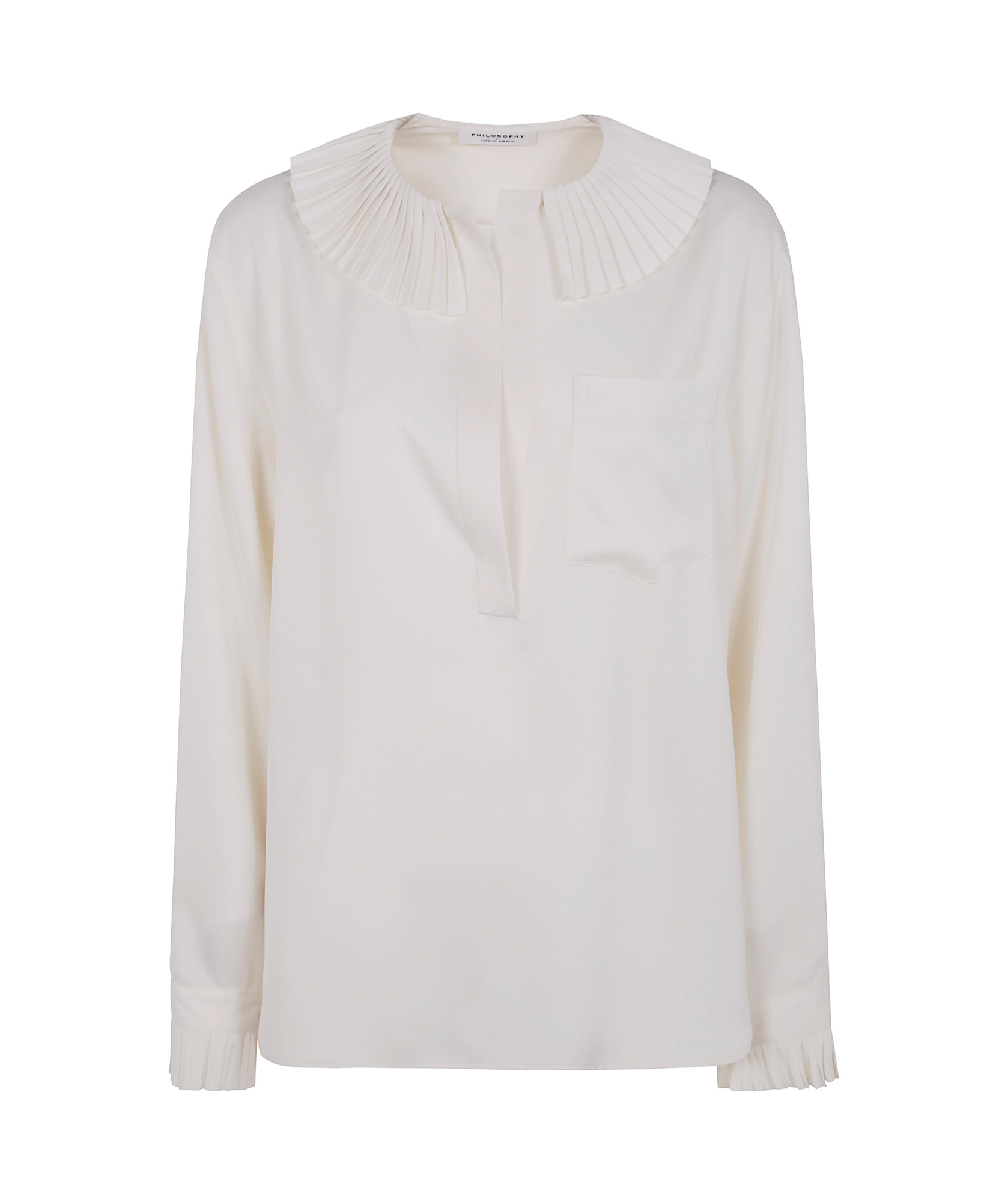 Philosophy Di Lorenzo Serafini Long-sleeved Shirt In White