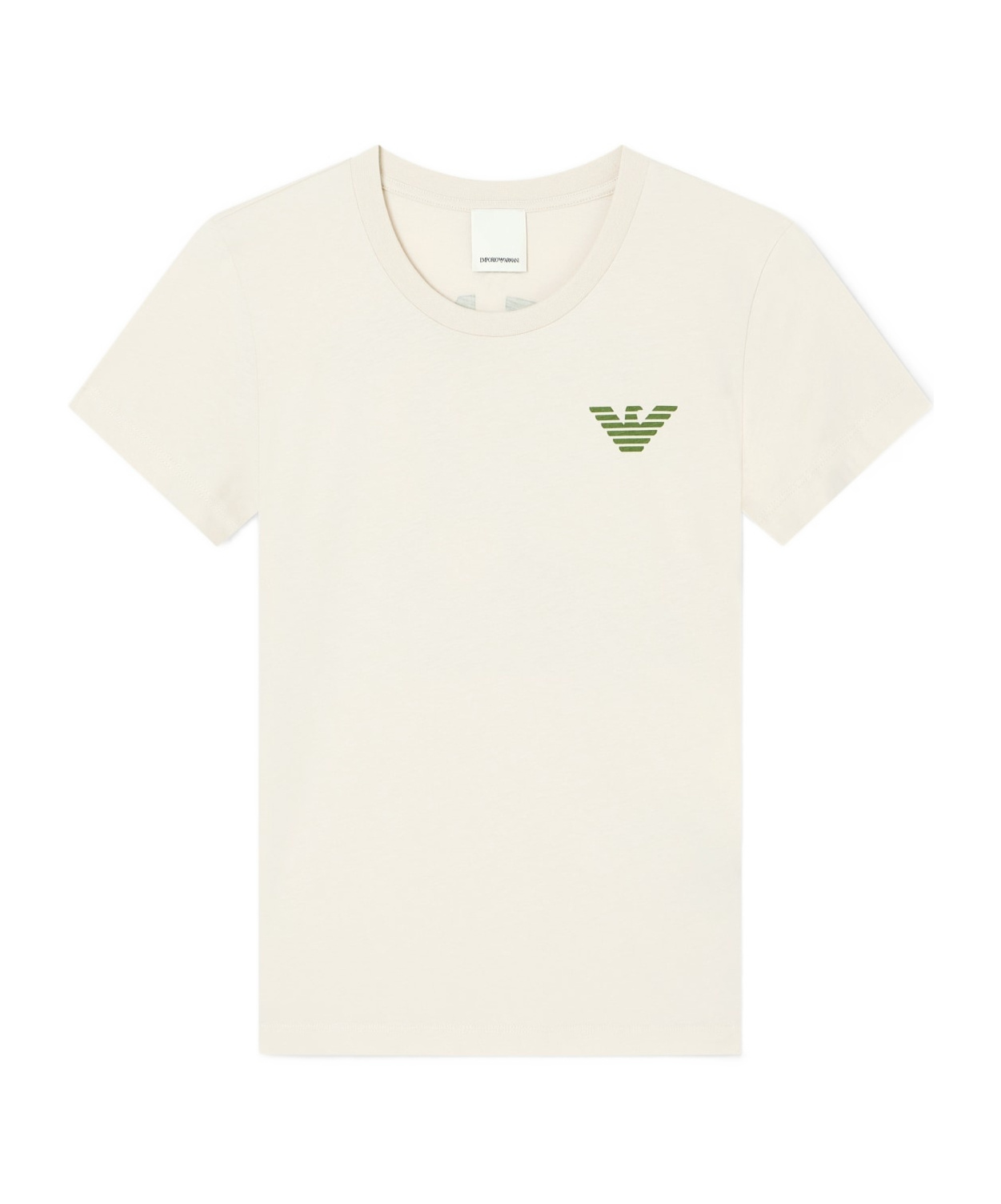 Emporio Armani New York Capsule Collection Oversized Printed Jersey T-shirt In White