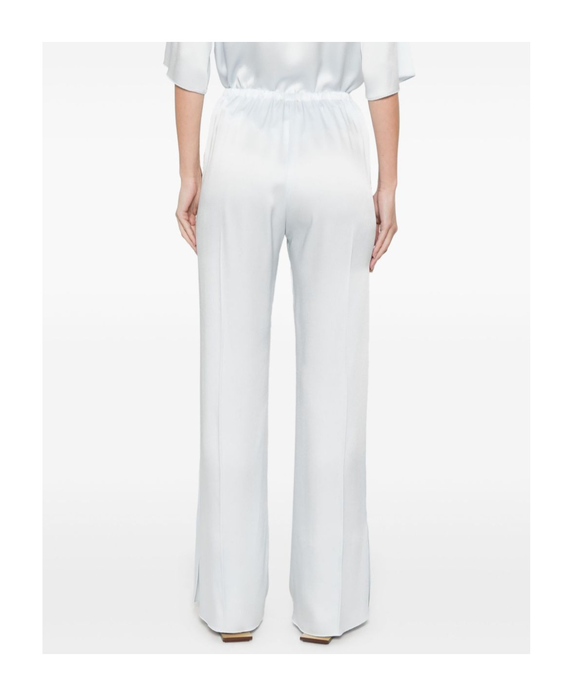 Forte Forte Satin Trousers In White