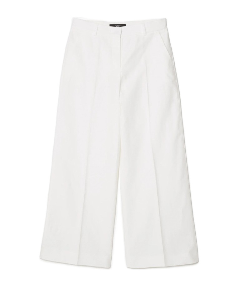 Weekend Max Mara Wide-leg Jeans In White