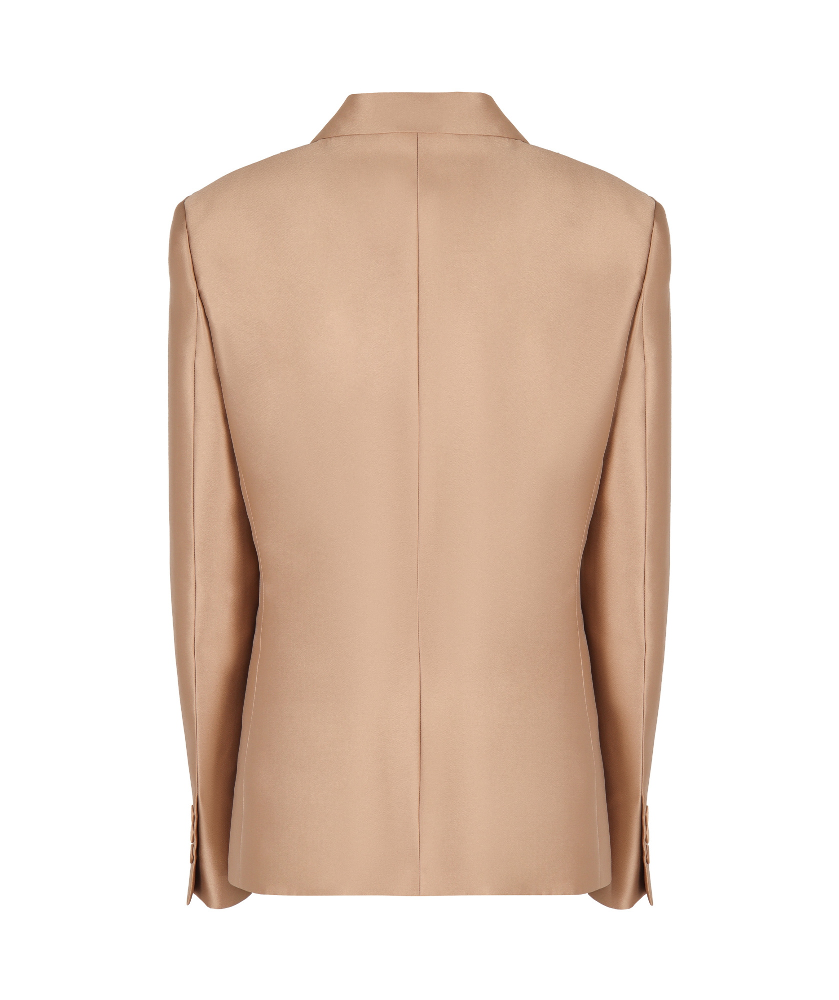 Alberta Ferretti Mikado Jacket In Brown