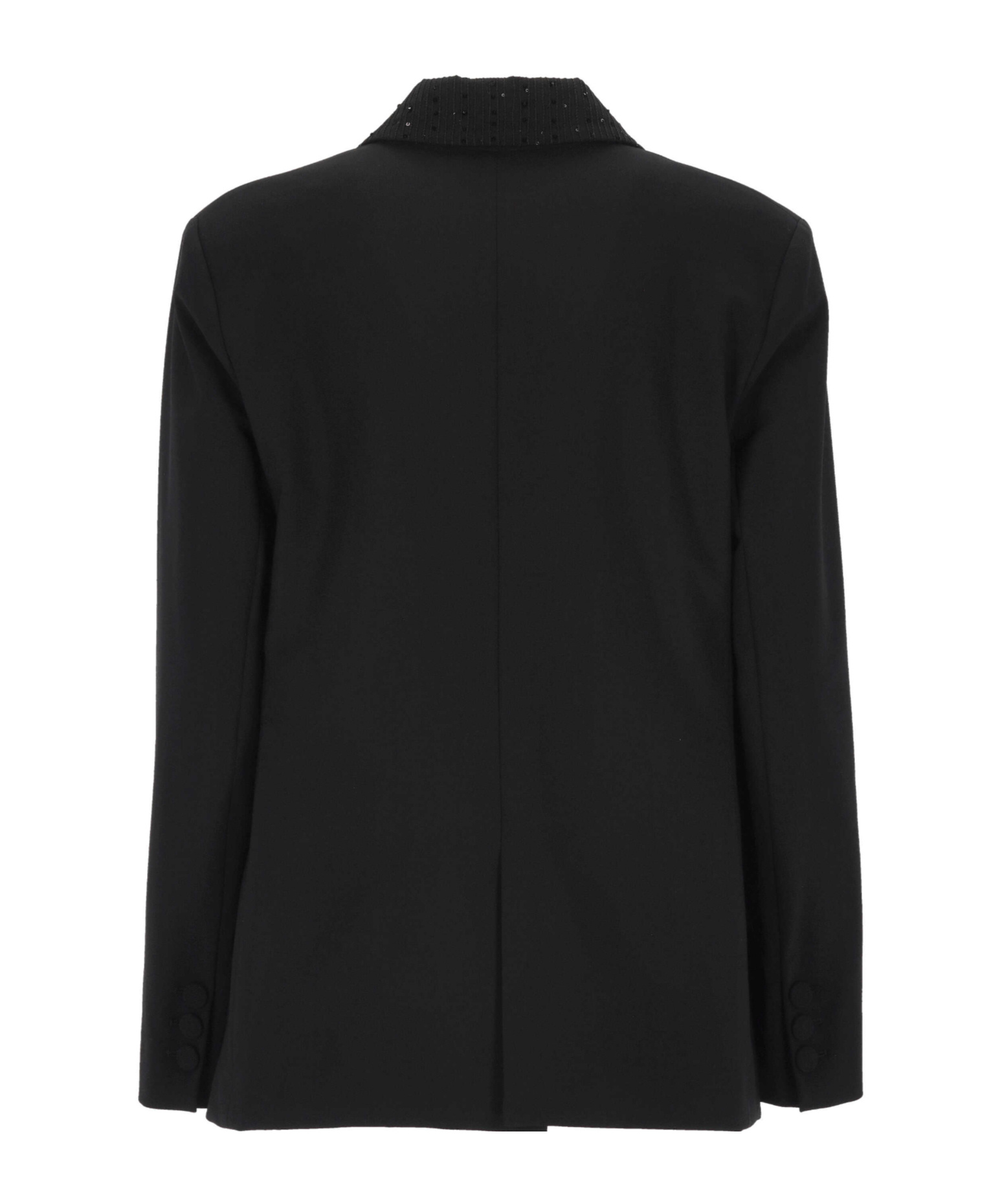 Antonelli Double-breasted Suit Jacket In Black