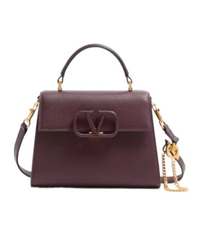 Valentino Garavani Vsling Grainy Handbag In Brown