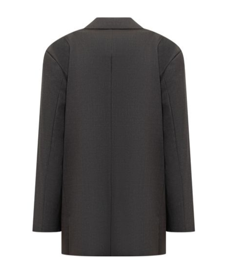Philosophy Di Lorenzo Serafini Tropical Wool Oversize Blazer In Black