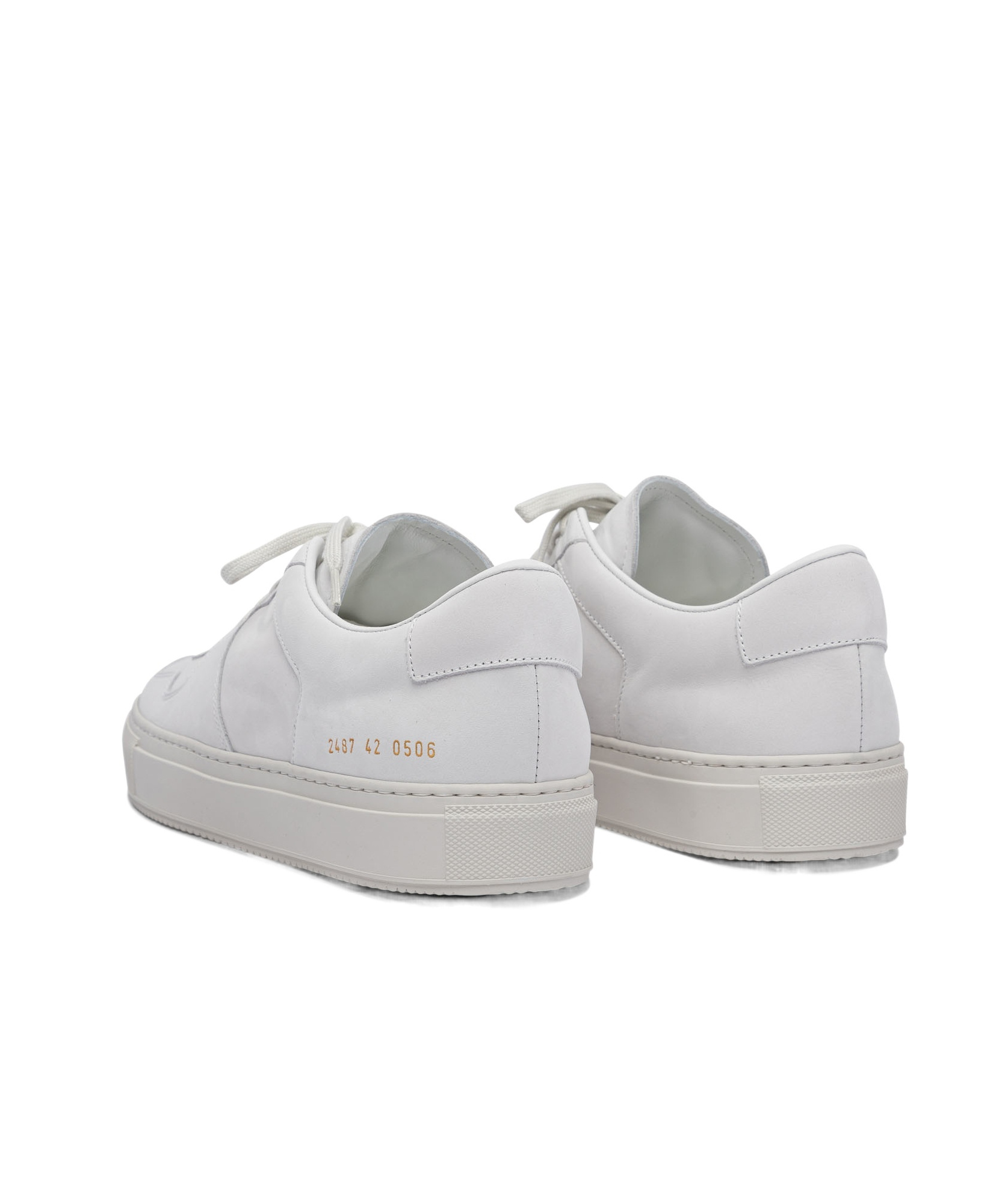 Common Projects Round Head Low-cut Casual Shoes In White