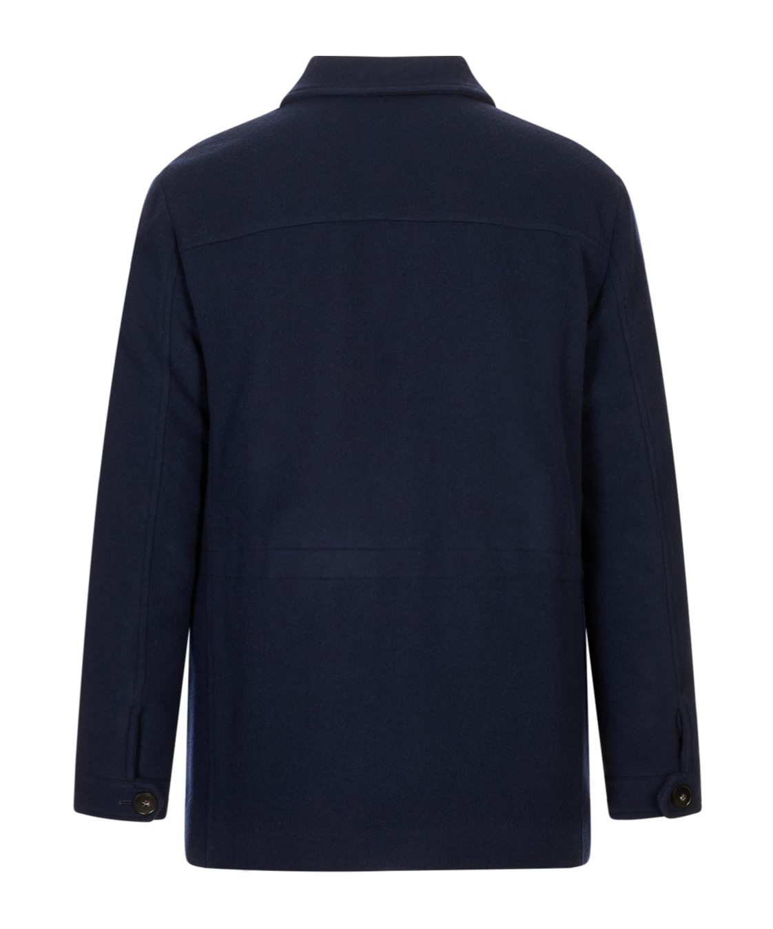 Canali Button-up Multi-pocket Jacket In Blue