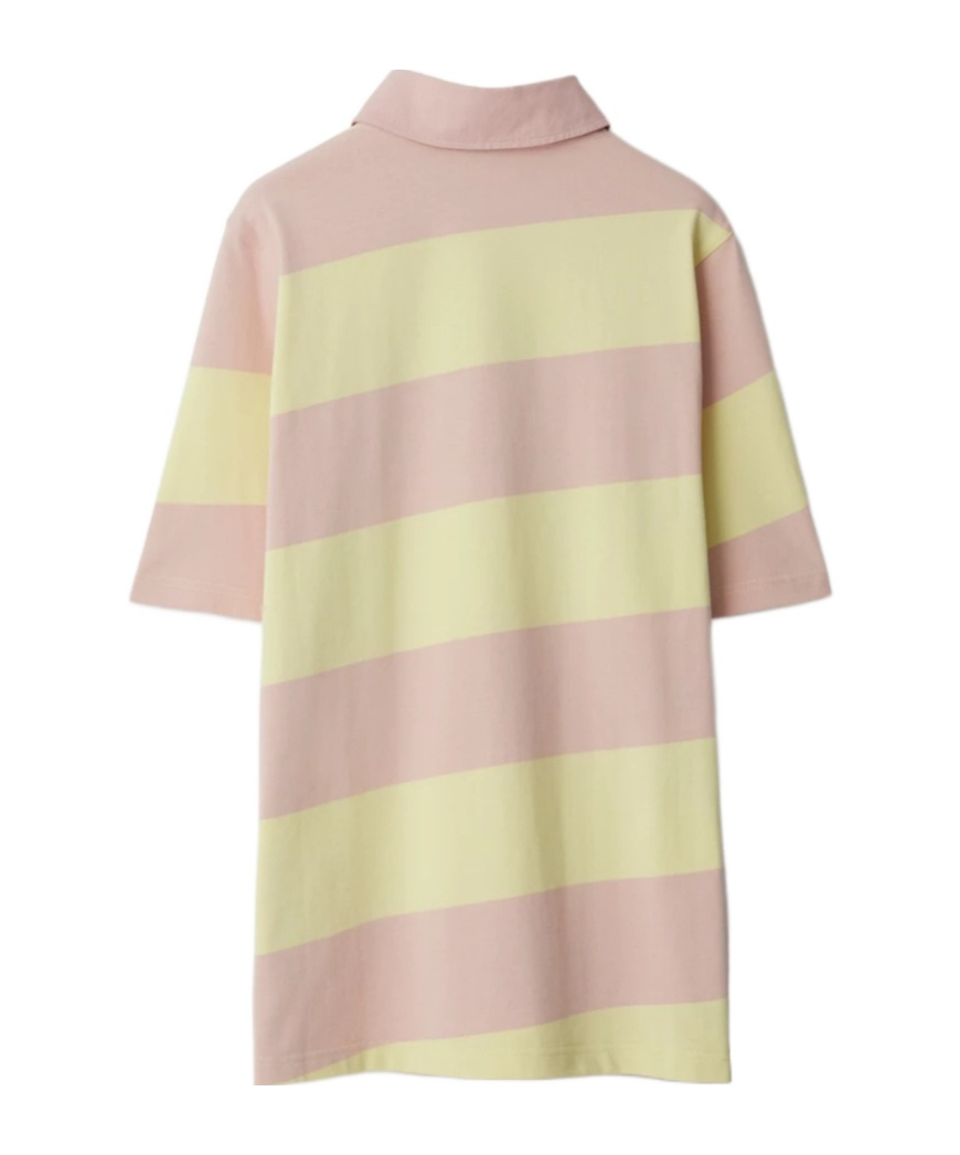Burberry Cotton Polo In Nude